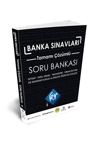 KR Akademi Yayınları Banka Sınavları Soru Bankası Kr Akademi