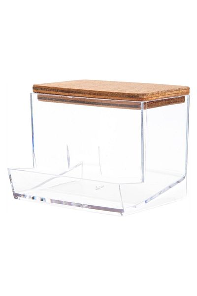 Mudo Home Cotton Wooden Stick with Lid