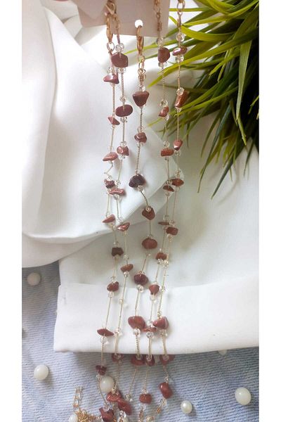 ZeynDesign Natural Stone Anklet - Comfortable Cut