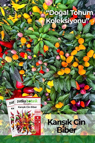Patika Botanik 200 Adet Karışık Cin Biber