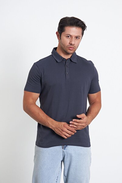 Black project Erkek %100 Pamuk Serin Tutan Regular Fit Polo Yaka T-shirt