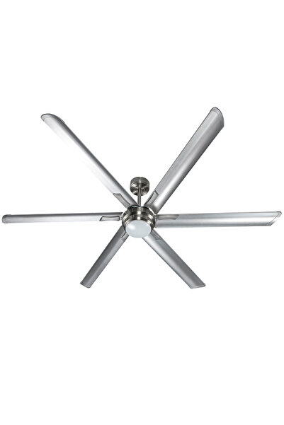 Alsanfan Antalya Mini Gri Aydınlatmalı Uzaktan Kumandalı 200cm Tavan Vantilatörü