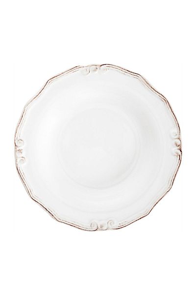 Mudo Home 24cm Ecru 6-Piece Pit Dinner Plate Set