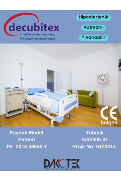 decubitex Tek Kişilik Yastık Kılıfı Bası Yara Oluşumunu Önleyen Teknoloji