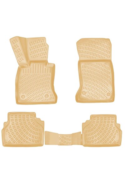 Rizline Bmw 5 Serisi E60 2009 Araca Özel Tasarım 3D Havuzlu Bej Paspas