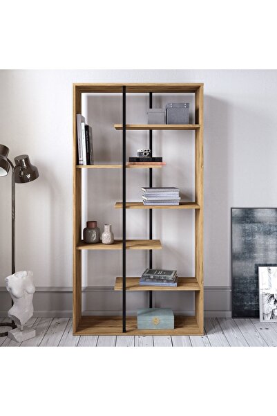 Decorotika PRESTO KİTAPLIK CEVİZ SİYAH