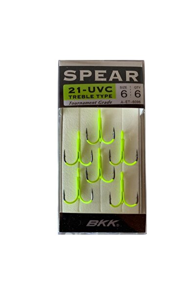BKK Spear-21 Uvc Üçlü Iğne 6'lı Paket No:6