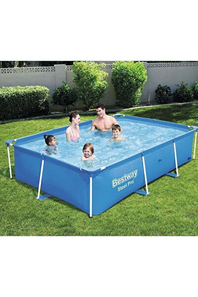 BESTWAY حوض سباحة بإطار ديلوكس سبلاش جونيور من بيست واي، 259×170×61 سم، 2300 لتر - 26-56403