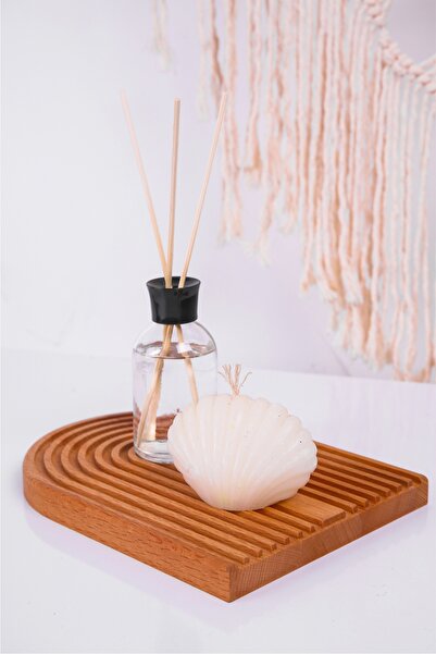 Forducts Wooden Carved Half Rainbow - Decorative Tray and Presentation Holder