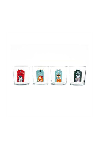 Mudo Home Animal Cup Set of 4 380cc