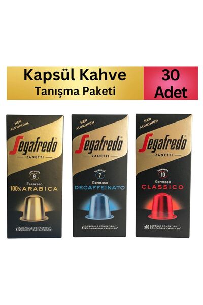 Segafredo Zanetti Kapsül Tanışma Seti (Nespresso Uyumlu) 30 Adet