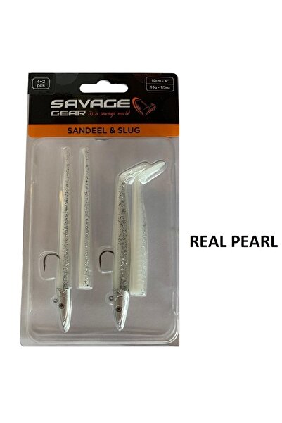 Savage Gear Sandeel And Slug 10cm 10gr 4 2 Adet Suni Silikon Yem