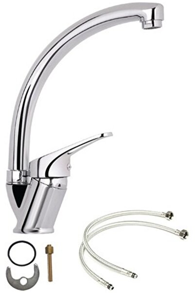 Karaaliler Mix Swan - Mufak and Bathroom Sink Faucet, Faucet, Hot Cold Inlet