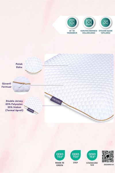 VİSCOTEX Children's Pillow Case 66x33x6cm