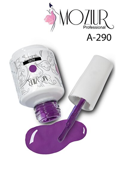 MOZIUR Kalıcı Oje Uv Led A290 (KOYU MOR) 15ml
