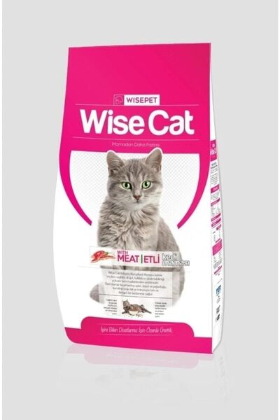 Wise Cat Wisecat Etli Yetişkin Kedi Maması 15 Kg