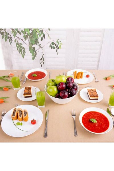 Luminarc Labeled Arcopal 6' Zelie White 19 cm Cake Plate