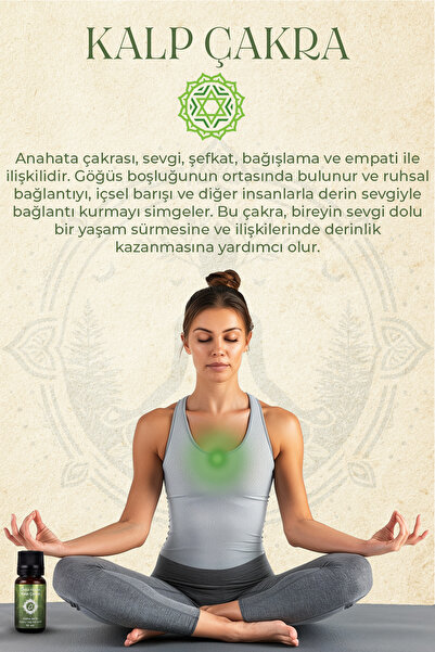 OnkaFarma Onka Farma Kalp Çakra Aromaterapi Yağ Karışımı 10 ml
