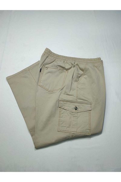 massimo port Men's Plus Size Cargo Pocket Jogger Pants - Gabardine