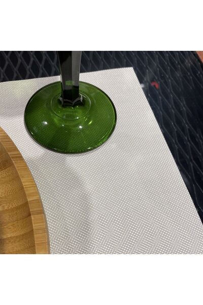 RossaHome روسا خدمة أمريكية 8 عبوات لون أبيض كريمي 30*45