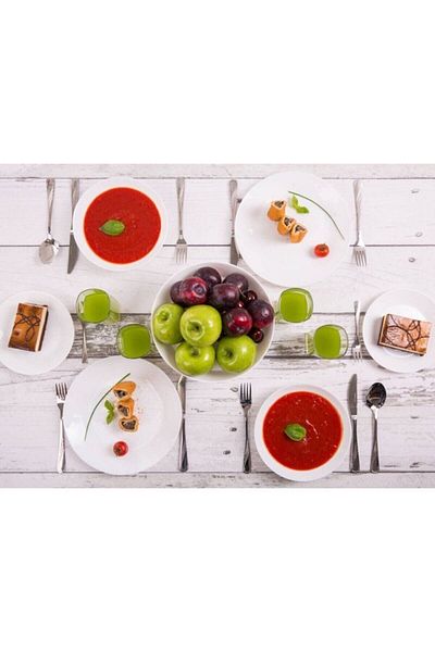 Luminarc Labeled Arcopal 6' Zelie White 19 cm Cake Plate