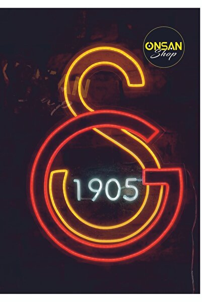 Neon galatasaray neon led duvar aydınlatması