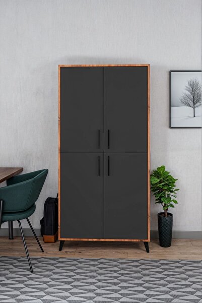 One Art Home Practical Çok Amaçlı Kapaklı Kiler Ayakkabılık Mutfak Erzak Dolabı