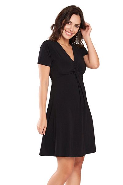 Laranor Women's Black Twist Detailed Dress
