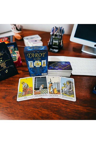 Redro Home 78 Pcs Thick Tarot Cards Inside Digital Booklet Cardboard Box