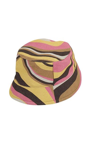 LUESS Girl's Colorful Geometric Patterned Bucket Hat