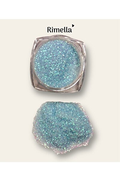 rimella Bebe Mavisi Glitter Far Simi 5 gr Nail Art Tırnak Simi Makyaj Simi