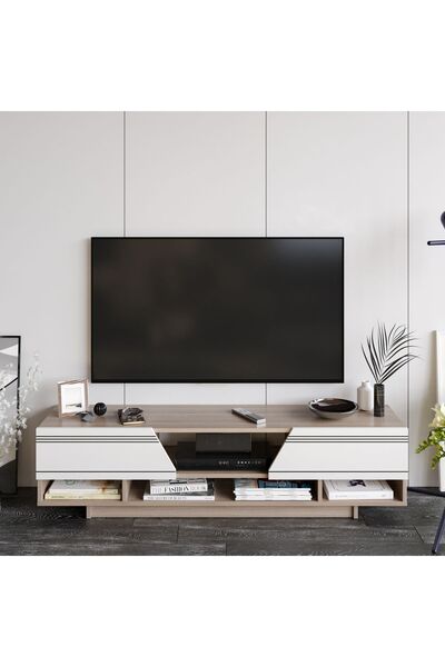 Decorotika ASPATRİA TV ÜNİTESİ  BEYAZ CORDOBA