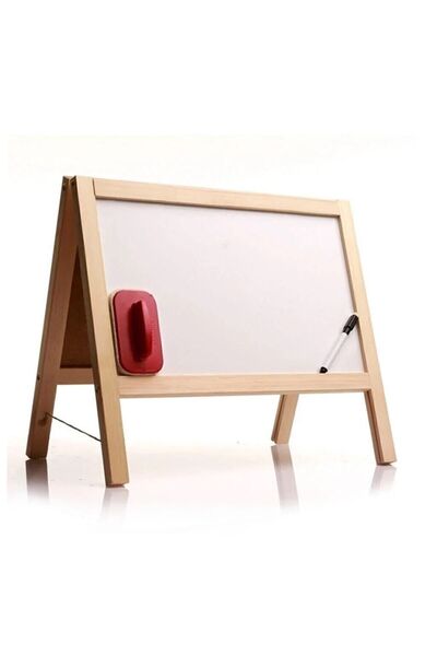 bgm oyuncak 38*43 Cm Çift Taraflı Masaüstü Yazı Tahtası Manyetiksiz