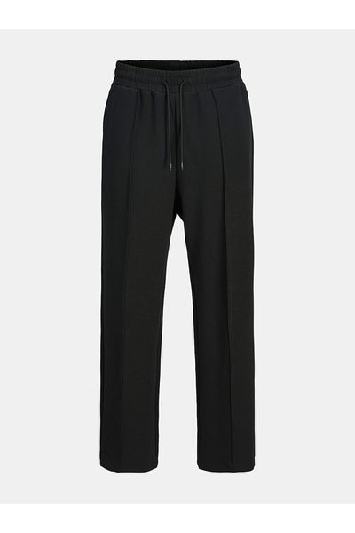 Jack & Jones بنطال رياضي ذو أرجل واسعة ومتوسط ​​الارتفاع