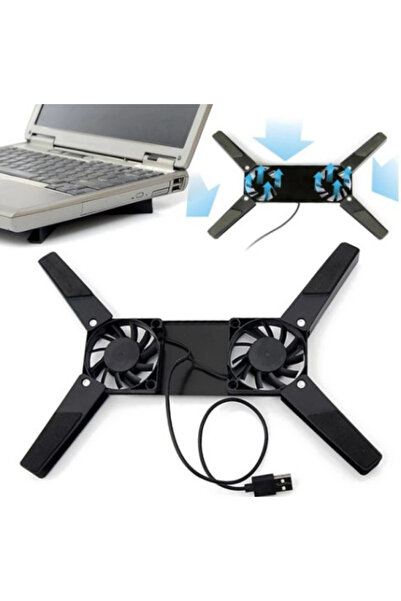 Wintoup Special Production Double Fan Foldable Laptop Cooler Compatible with ...