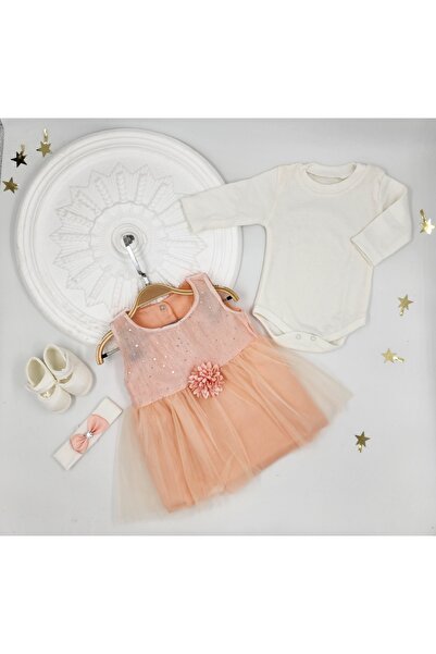 By Cwhr Kız Bebek Mevlüt Elbisesi Kız Bebek Mevlütlük Takım Kız Bebek Abiye E...