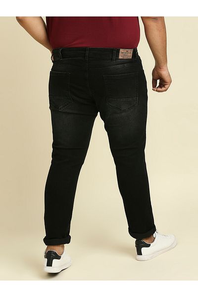 High Star By Styli Plus Light Fade Mid Rise Jeans