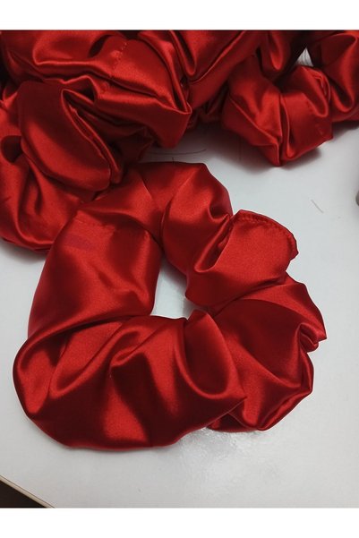 ERDEM tasarım Large Size Satin Rubber Buckle, Gift Rubber Buckle for Engagement, Henna, Bachelorette (10 PCS) Red