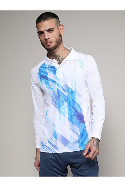 Campus Sutra By Styli Contrast Print Long Sleeves T-Shirt