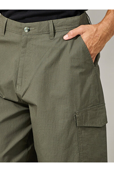 Styli Wide Leg Rip Stop Cargo Trouser