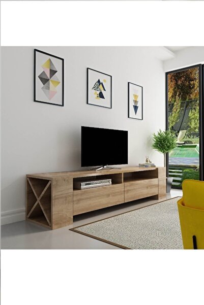 Decorotika Sosruko Tv Ünitesi Ceviz Ceviz