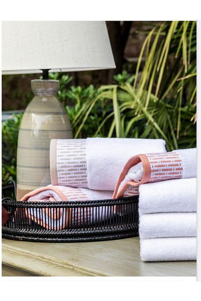 Özdilek Modern Plaid Set of 4 Box Dress - Face and Long Towel 50x90
