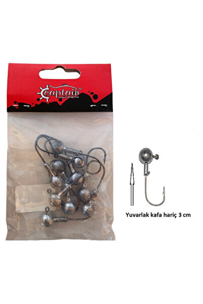 CAPTAIN 6429 Jig Head Cracker Ball 2/0 - 8gr 10 Adet