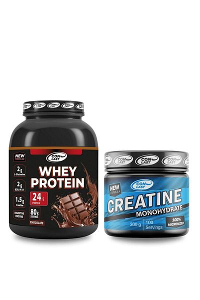 Conlast Package of 2000G Whey Protein and 300g Creatine Volume - Gift