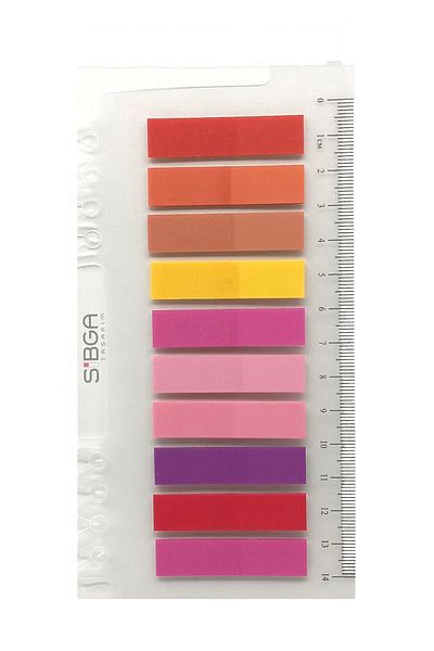 sibga tasarım Transparent Colored Postit Post-it Post ItBookmark Bookmark Postit Sticker Note Paper 200 Sheets