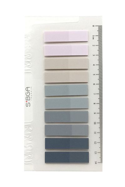 sibga tasarım Transparent Colored Postit Post-it Post It.Bookmark Bookmark Postit Sticker Note Paper 200 Sheets