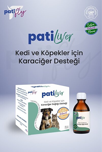 PATİ FLY Liver Kedi Ve Köpekler Için Karaciğer Desteği Liqit 50 ml