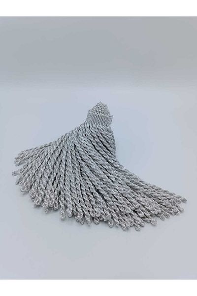 KATMERTEKS Bouillon Fringe 6 Meters Silver Color