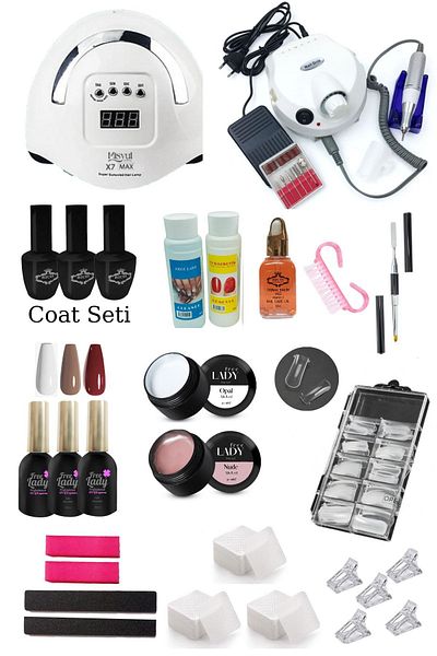 FREELADY Prosthetic Nail Pro Salon Type - Polygel Full Application Set