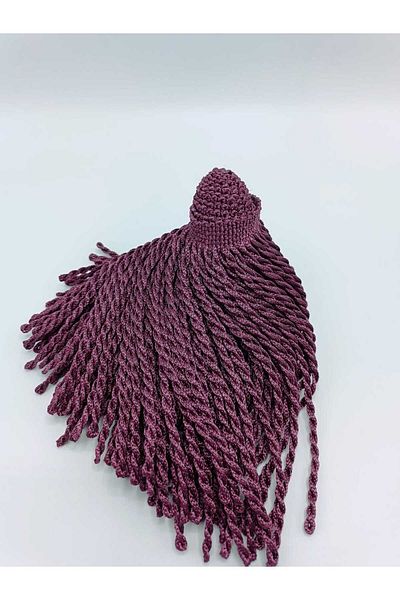 KATMERTEKS Fringe 10 Meters Plum Color Decorative Strip Purple